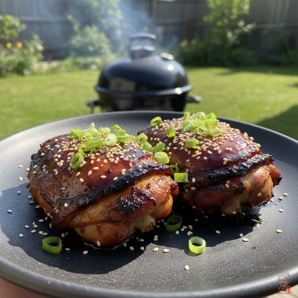 Tokyo Teriyakischenkel — Kohlegrill