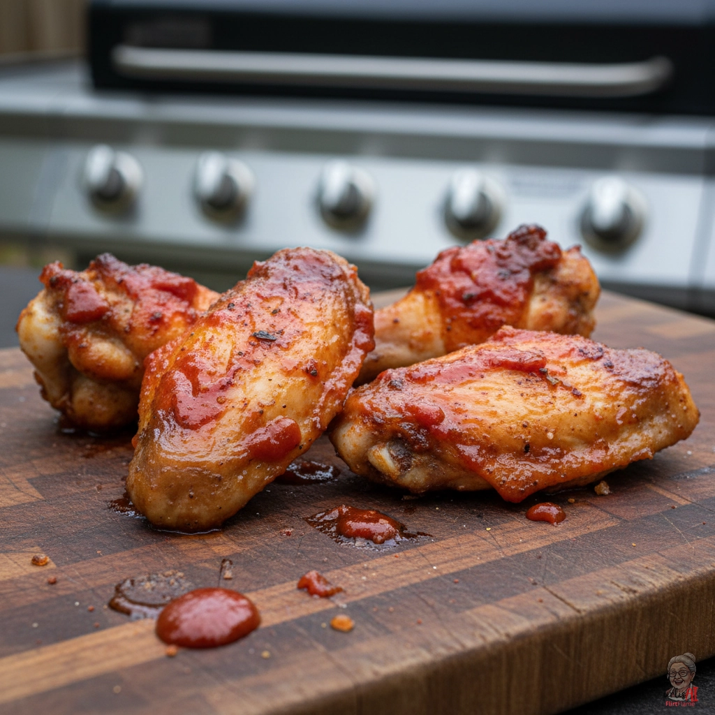 Tomato BBQ Wings — Gasgrill