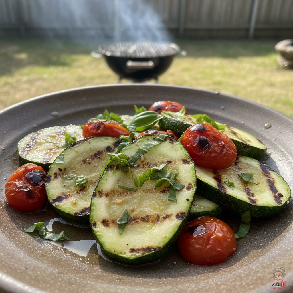 Toskana Grillzucchini — Kohlegrill