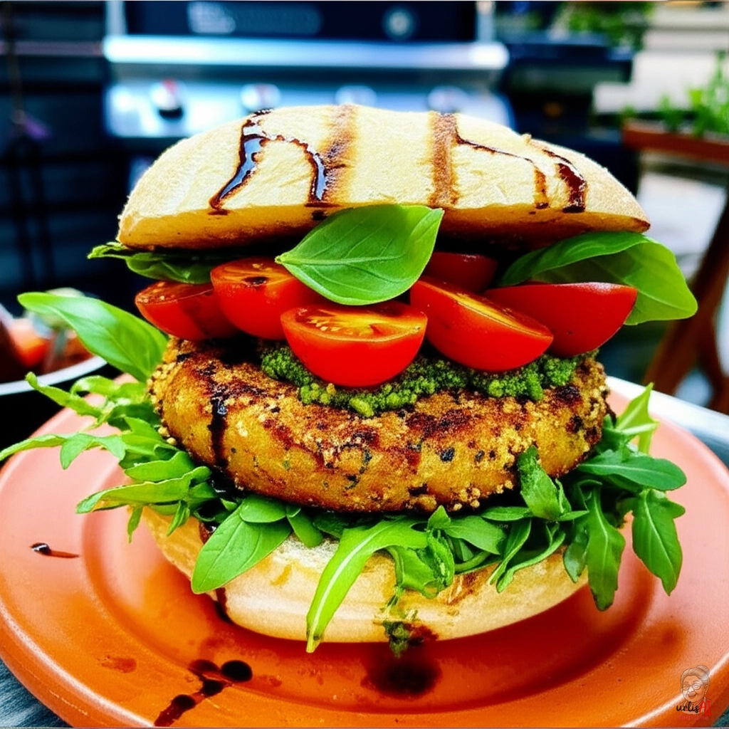 Toskana Kräuter Burger — Gasgrill