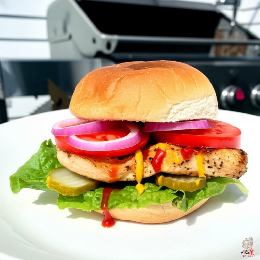 Traditional Chicken Burger — Gasgrill