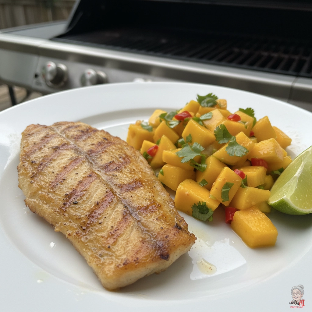 Tropical Seelachsfilets — Gasgrill