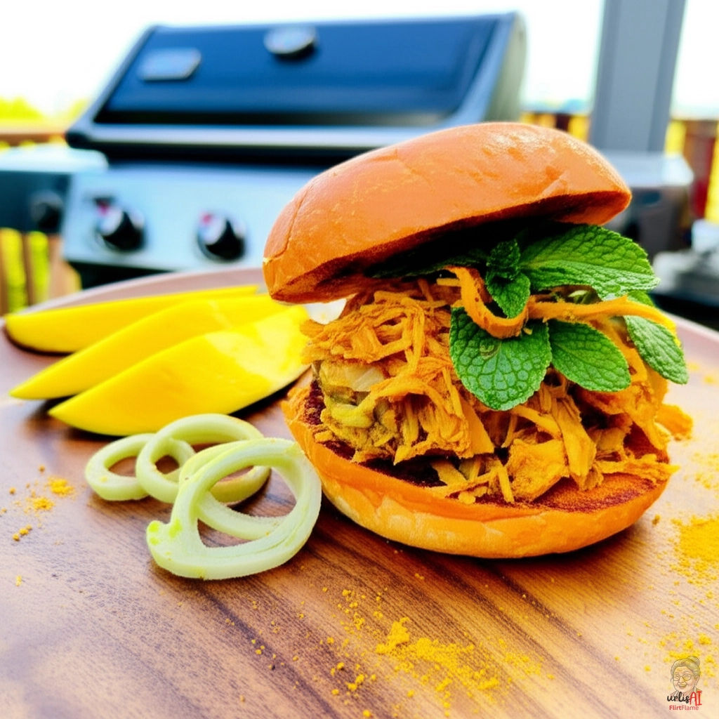 Tropische Feuerfrucht — Gasgrill