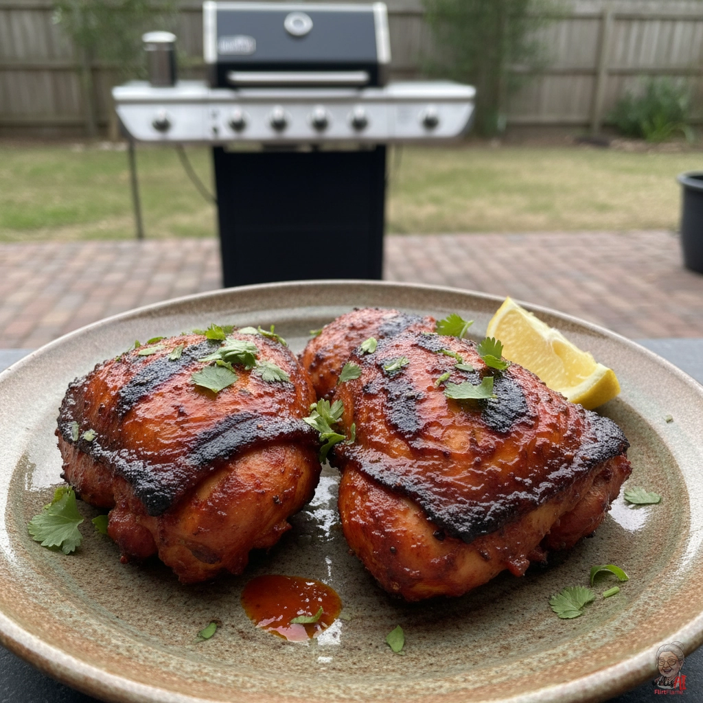 Tunis Harissaschenkel — Gasgrill