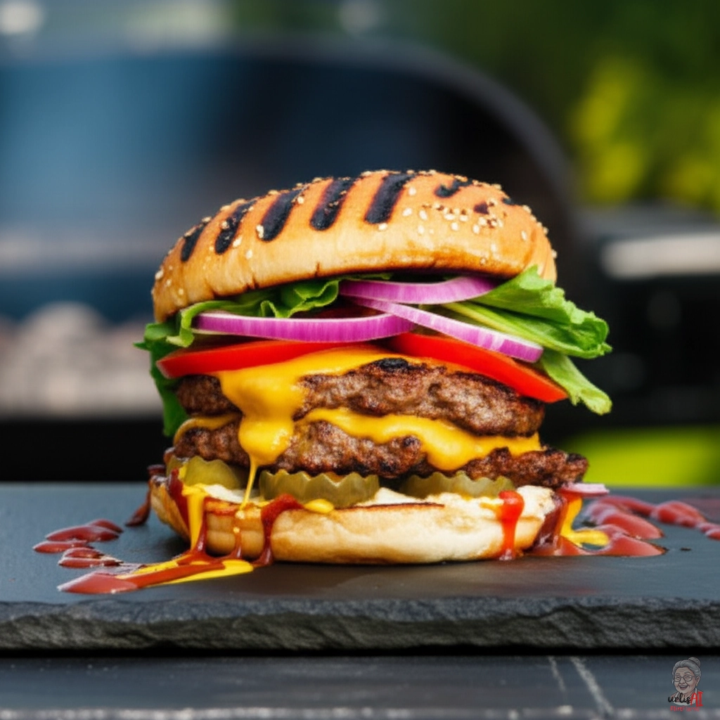Twin Fire Burger — Kohlegrill