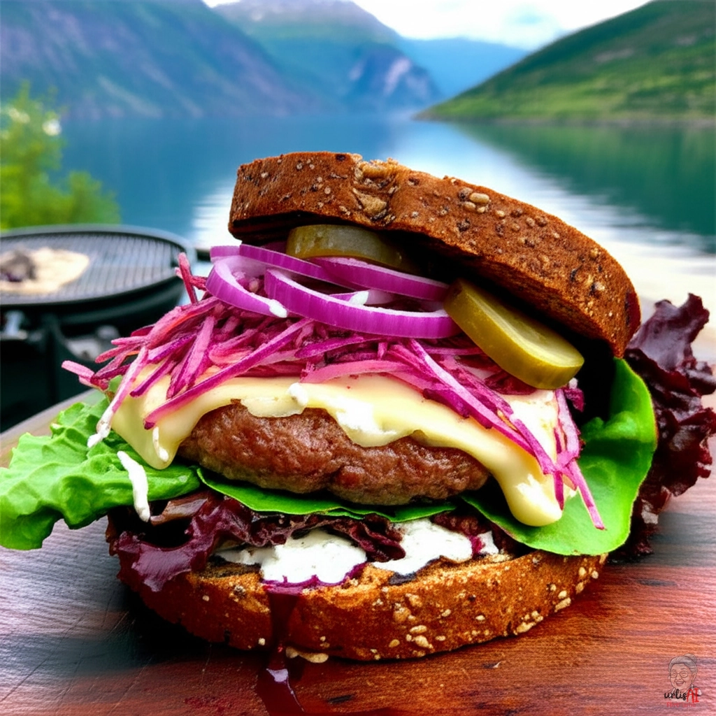 Viking Flame Burger — Kohlegrill