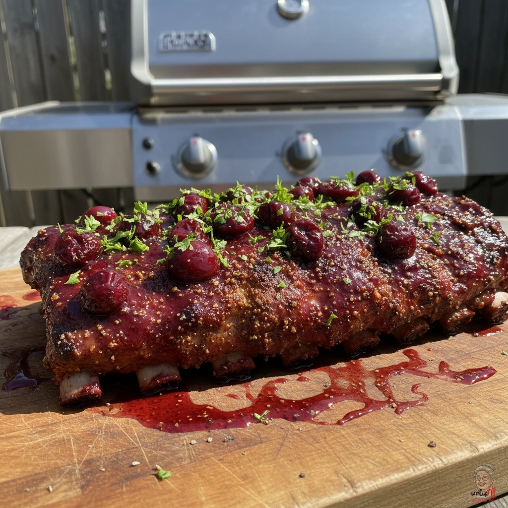 Wachau Kirsch Ribs — Gasgrill