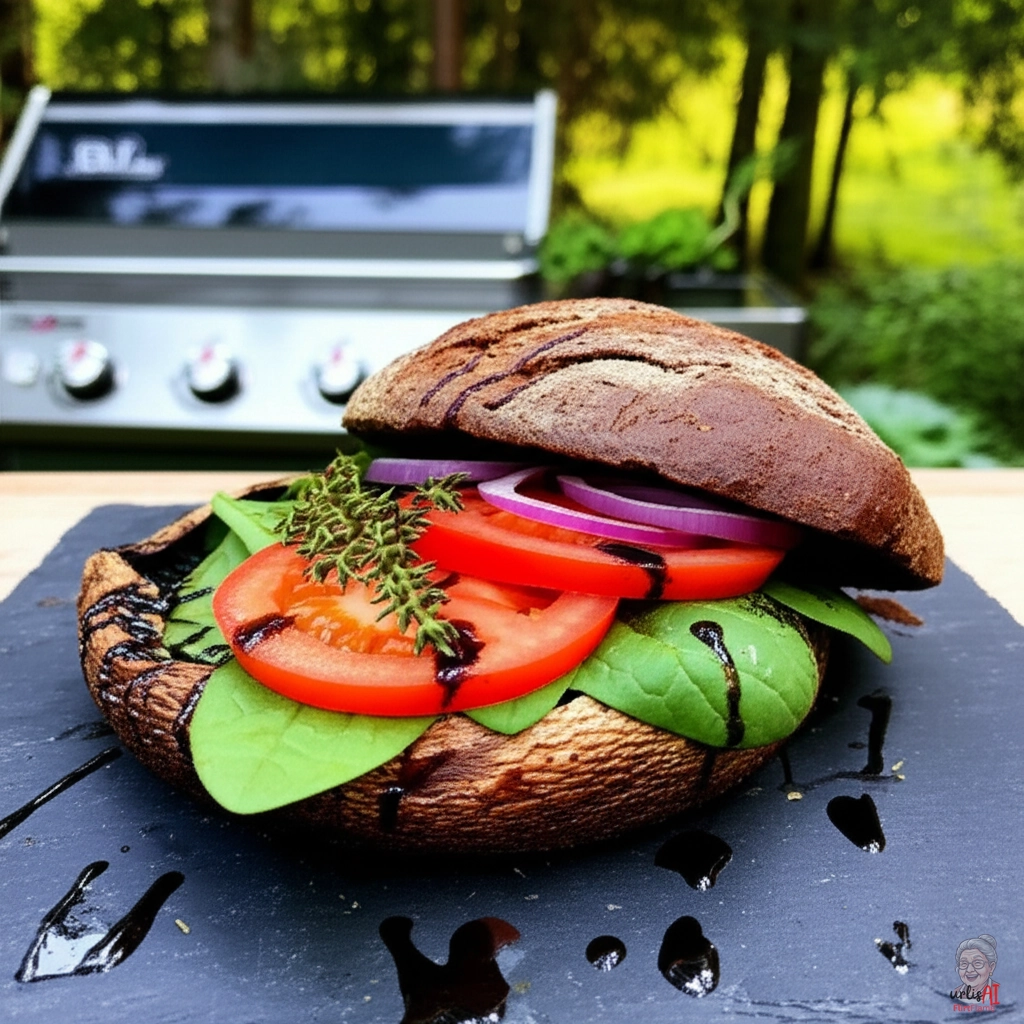 Waldpilz Portobello — Gasgrill