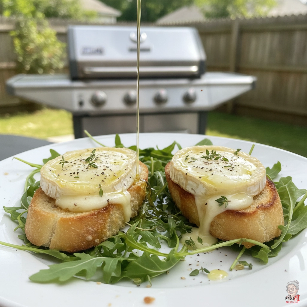 Warme Chèvre Crostini — Gasgrill