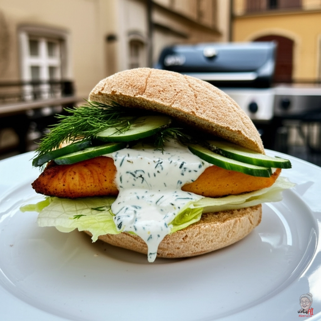 Warschaus Dillfrische — Gasgrill