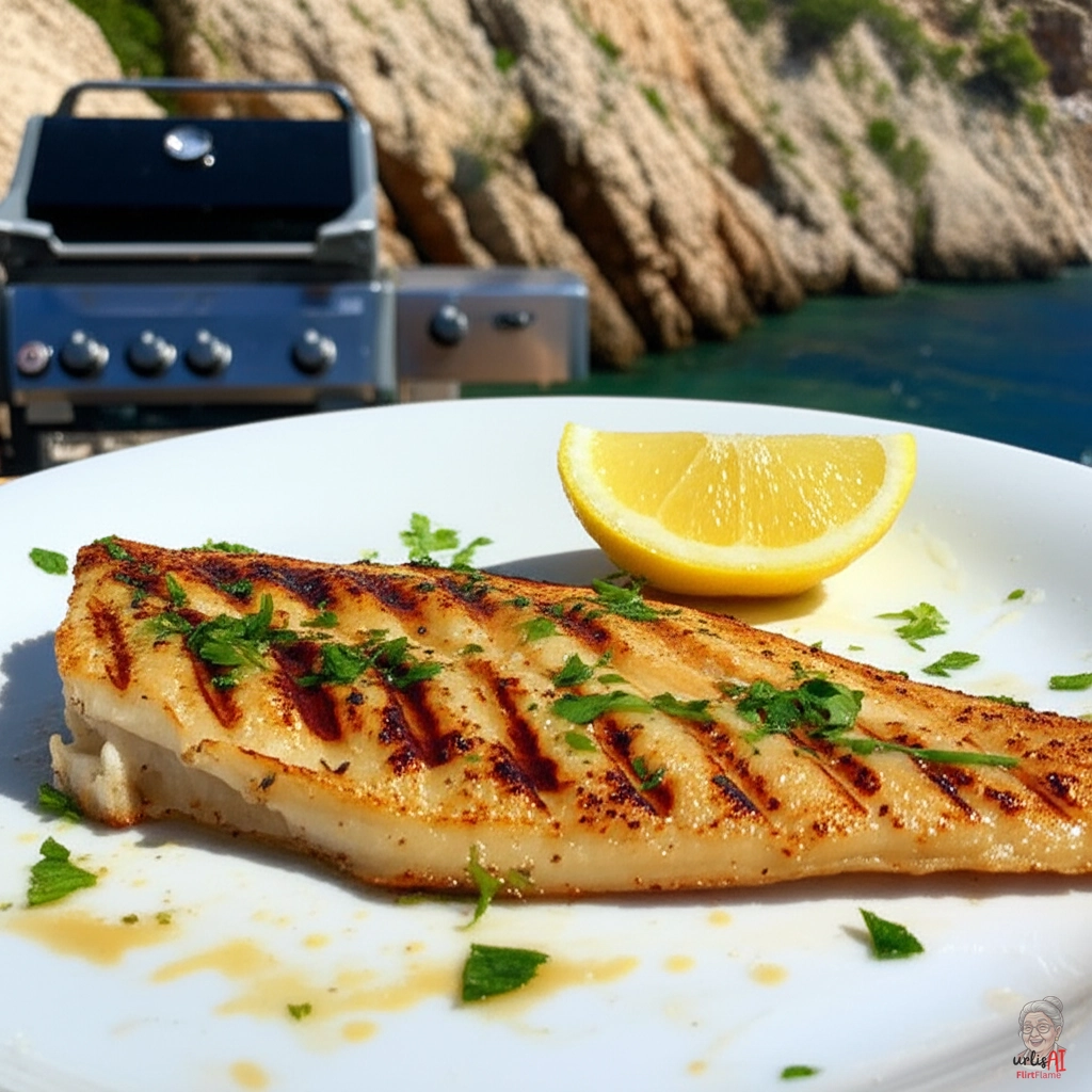 Weißwein Dorade — Gasgrill