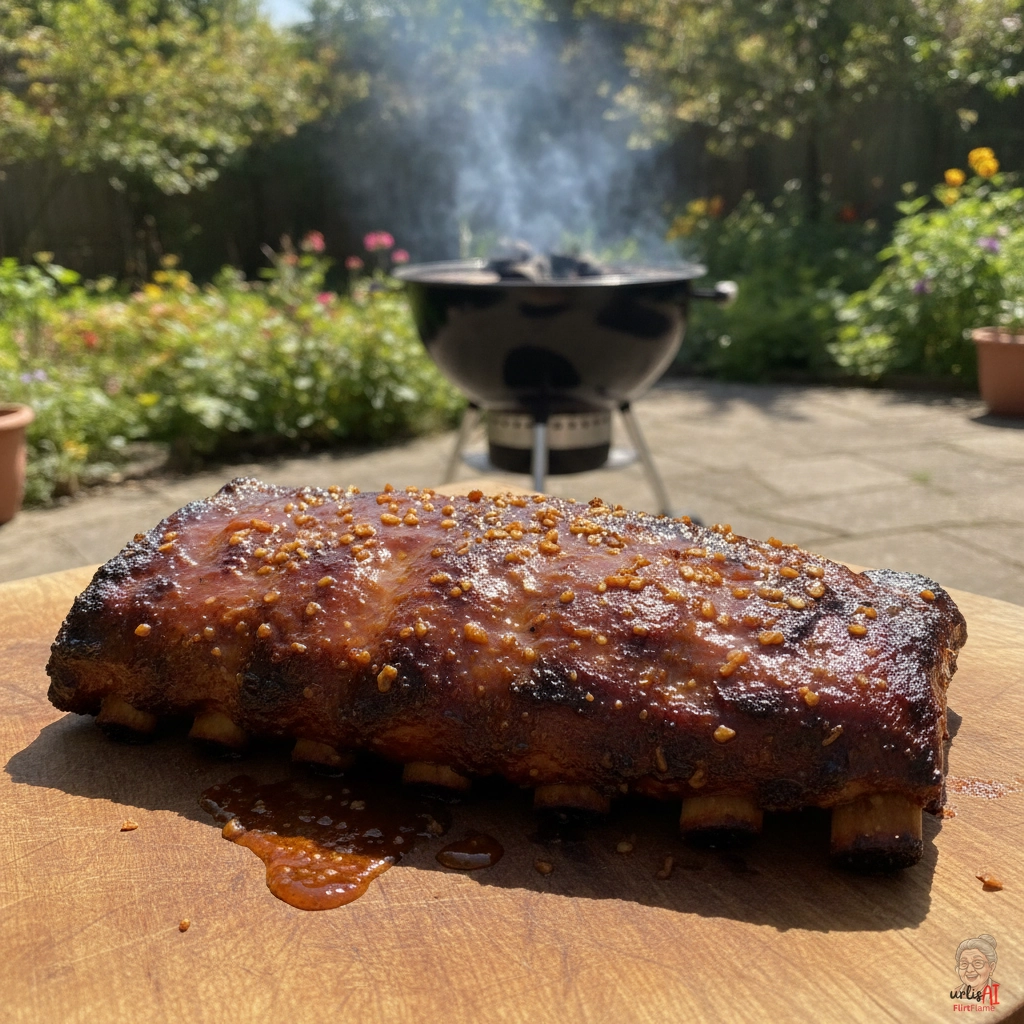 Whiskey Garlic Ribs — Kohlegrill