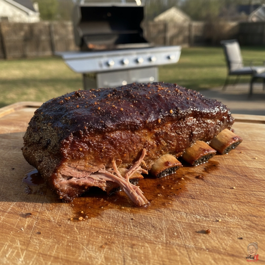 Whiskey Glazed Ribs — Gasgrill