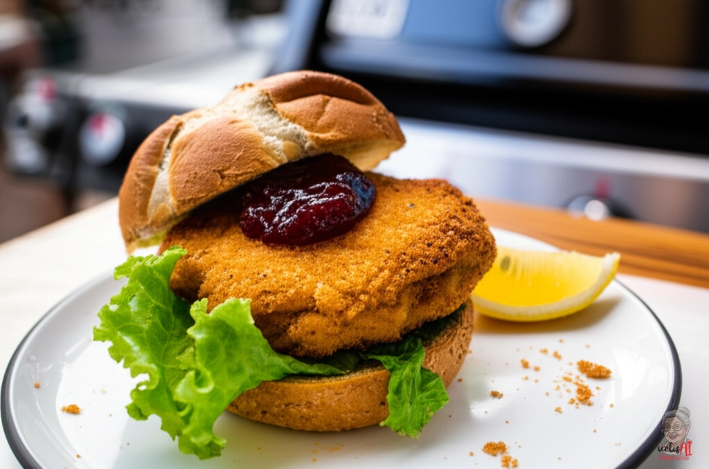 Wiener Schnitzel Burger — Gasgrill