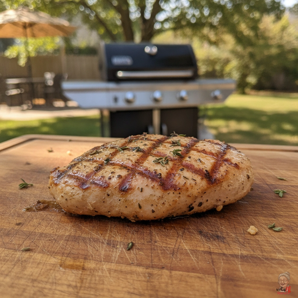 Wild Thyme Putensteak — Gasgrill