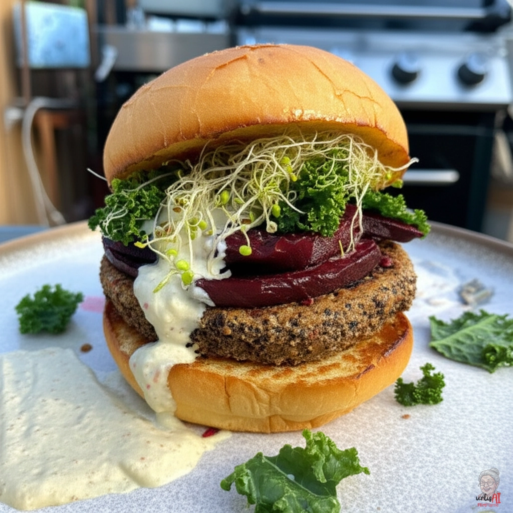 Winter Wärme Burger — Gasgrill