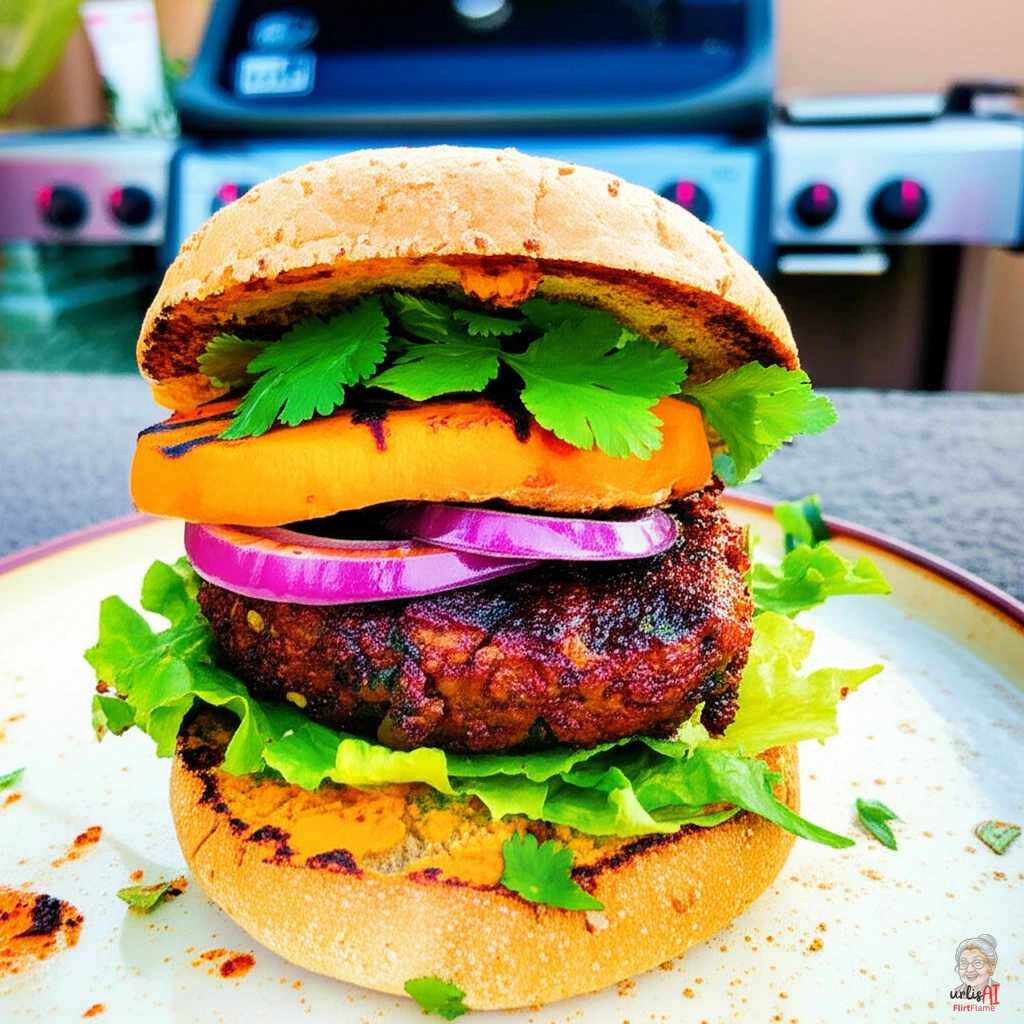 Wüstenglut Rauch Burger — Gasgrill