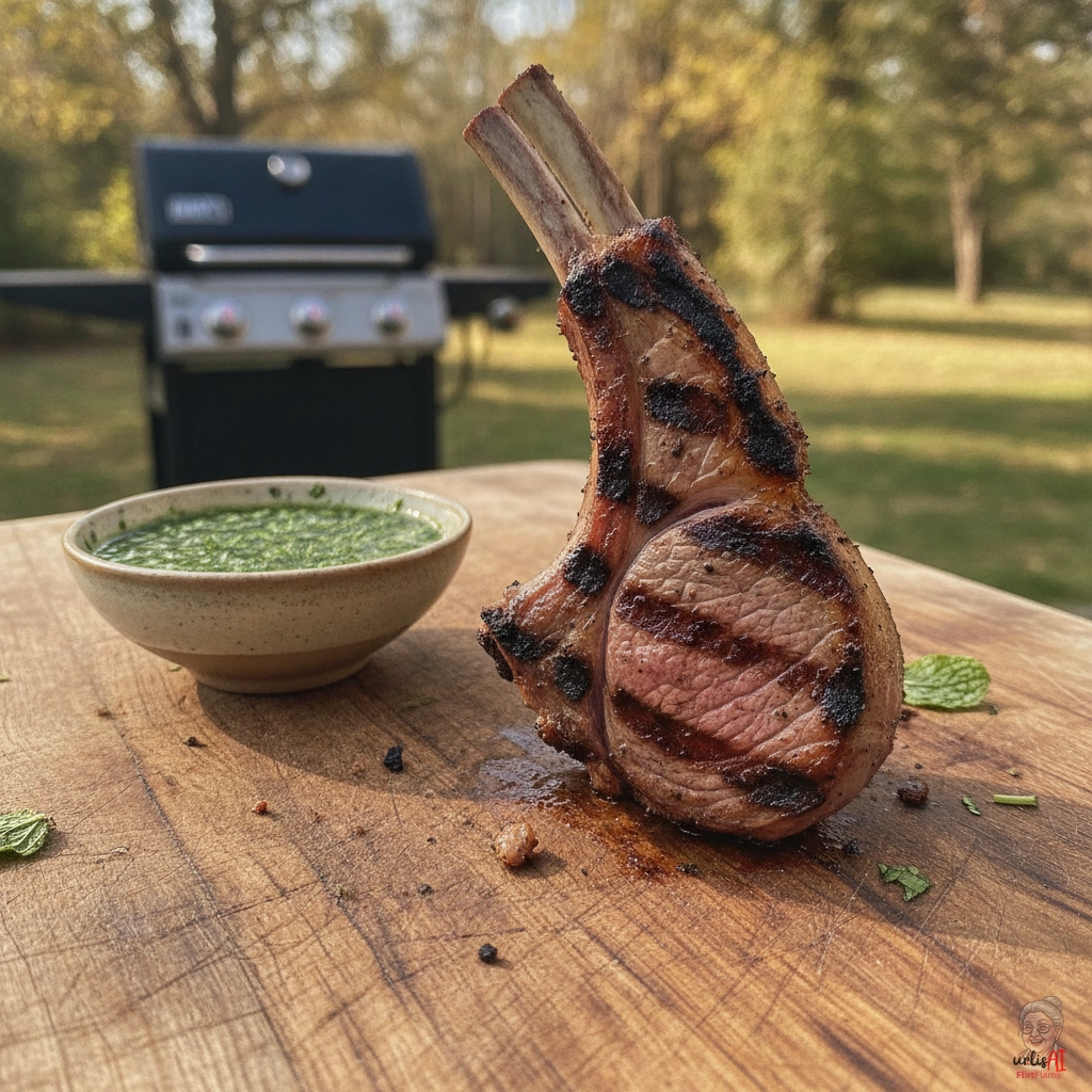 Zartes Minzlamm — Gasgrill