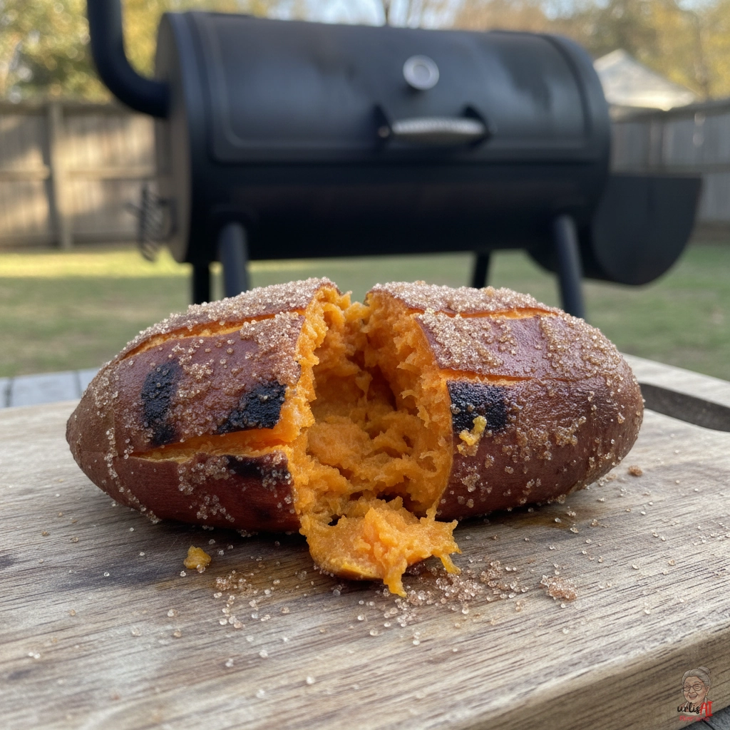 Zimtglut Süßkartoffeln — Smoker