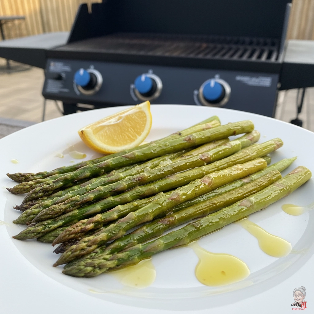 Zitronen Grillspargel — Gasgrill