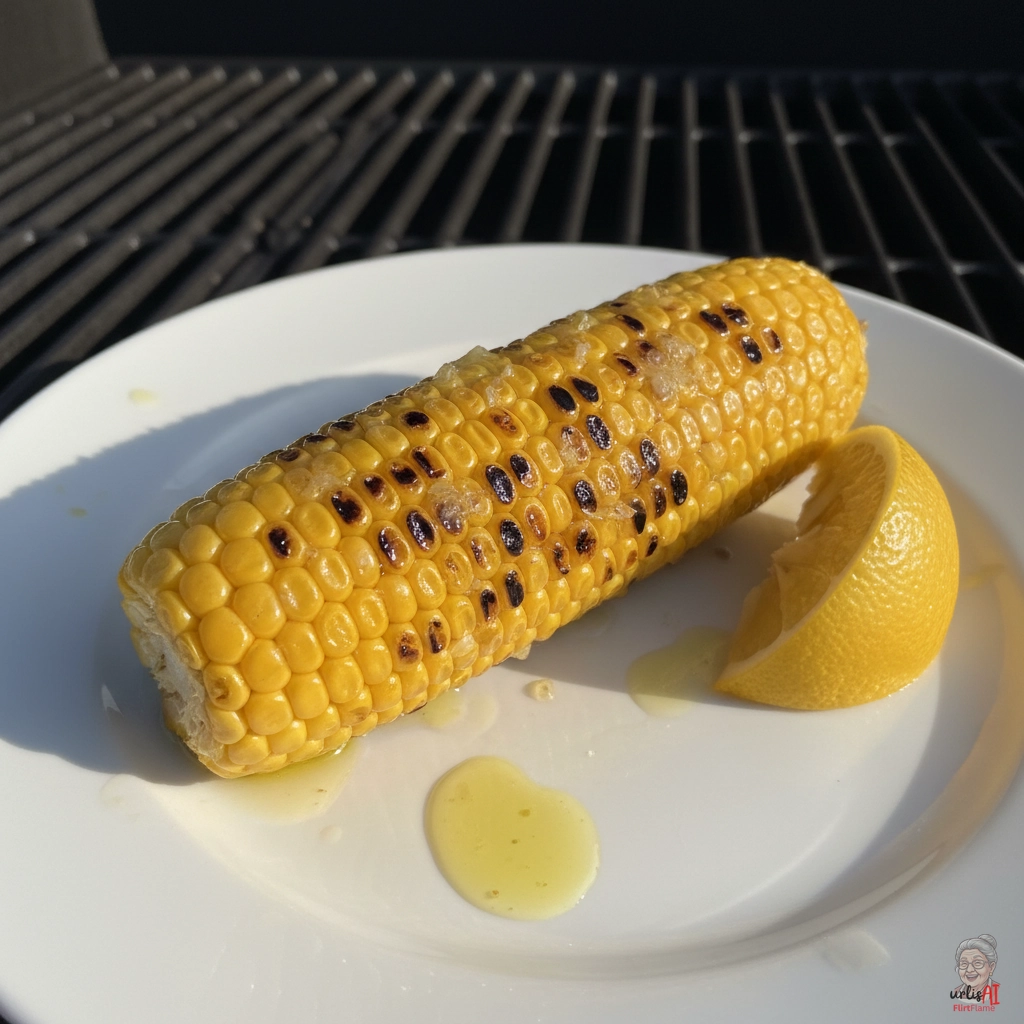 Zitronen Maiskolben — Gasgrill