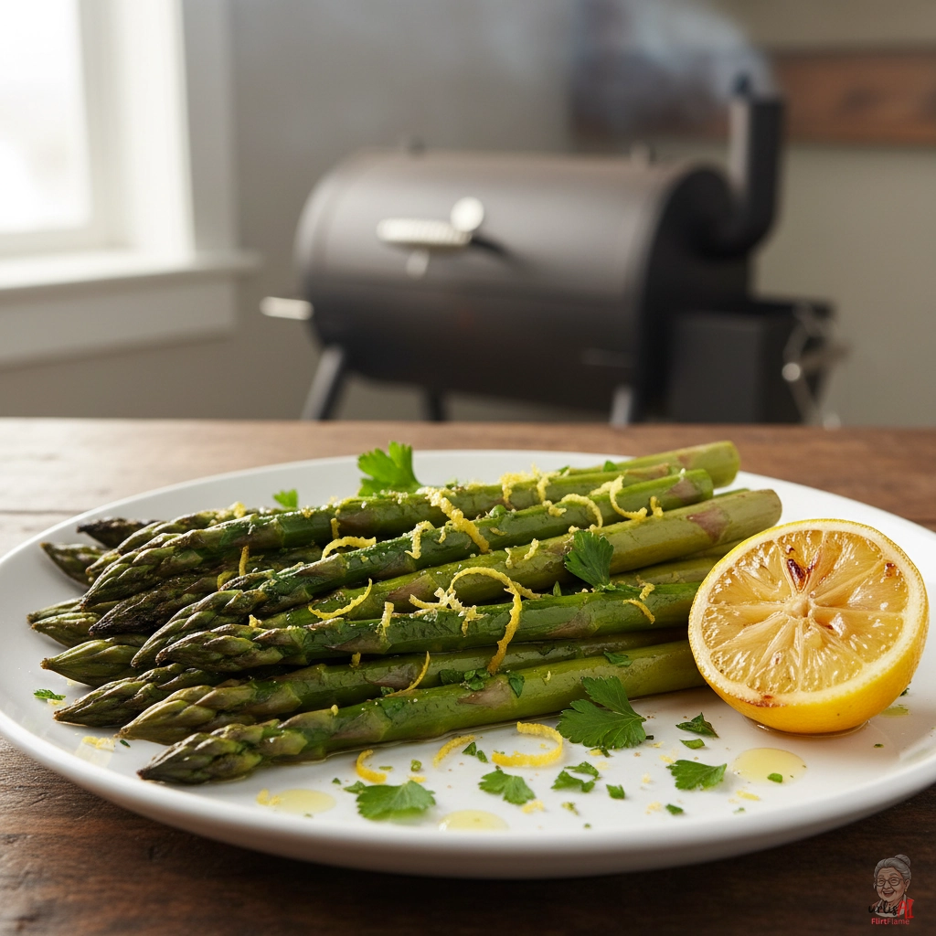 Zitronen Räucherspargel — Smoker