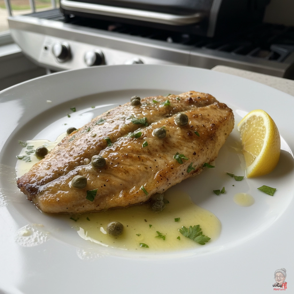 Zitronenbutter Tilapia — Gasgrill