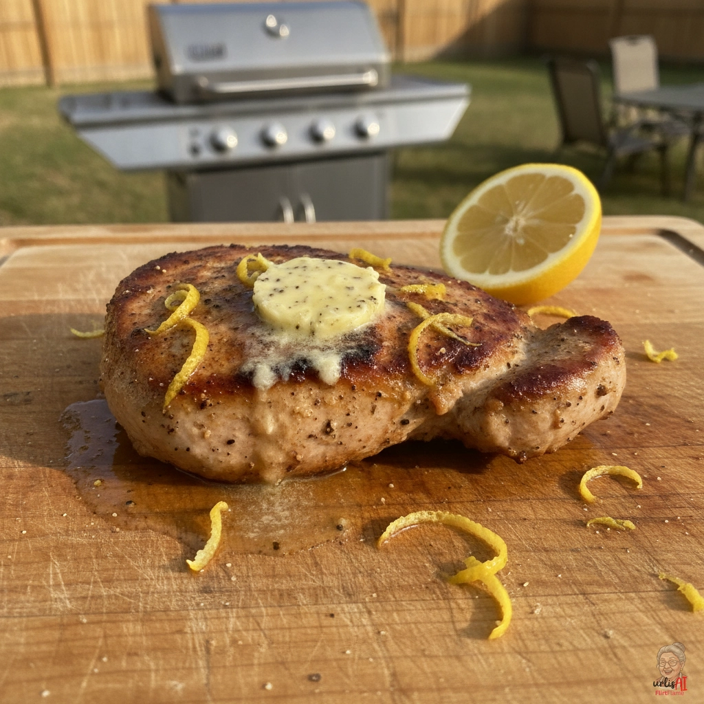 Zitronenpfeffer Putensteaks — Gasgrill