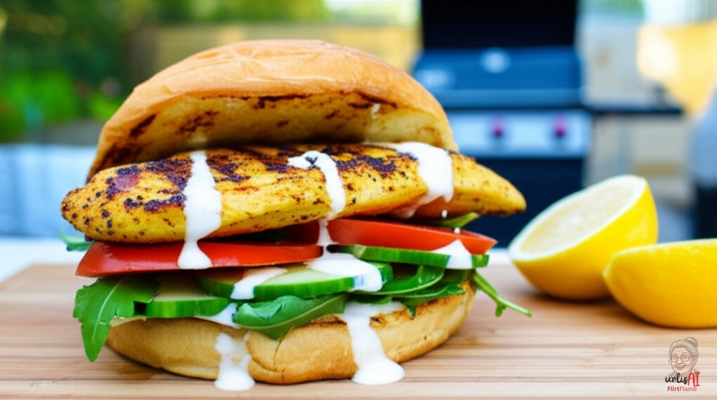 Zitronenzauber Burger — Gasgrill