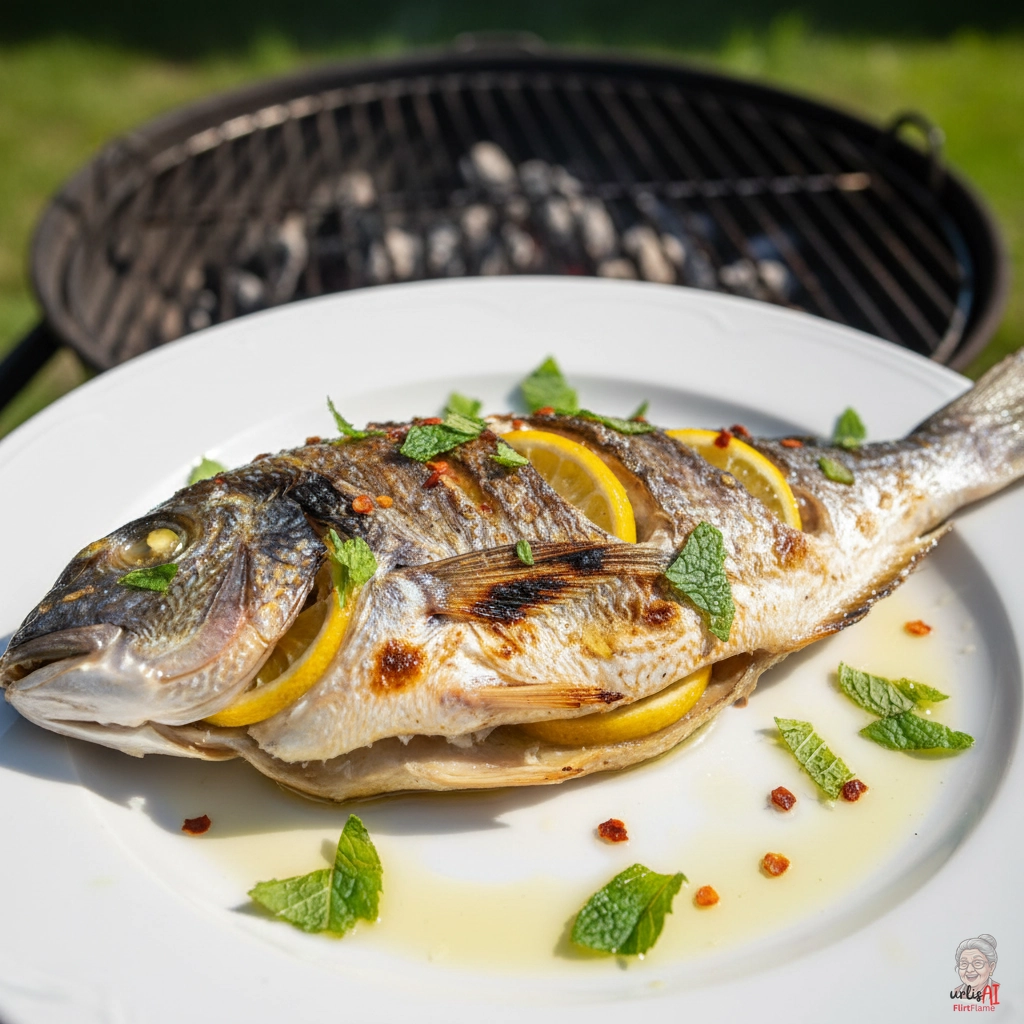 Zitrusrausch Dorade — Kohlegrill