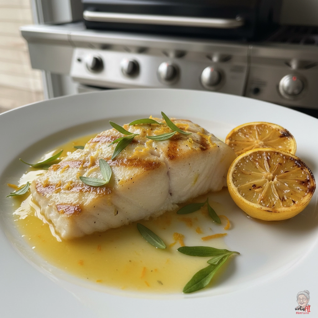 Zitruszauber Kabeljauloins — Gasgrill