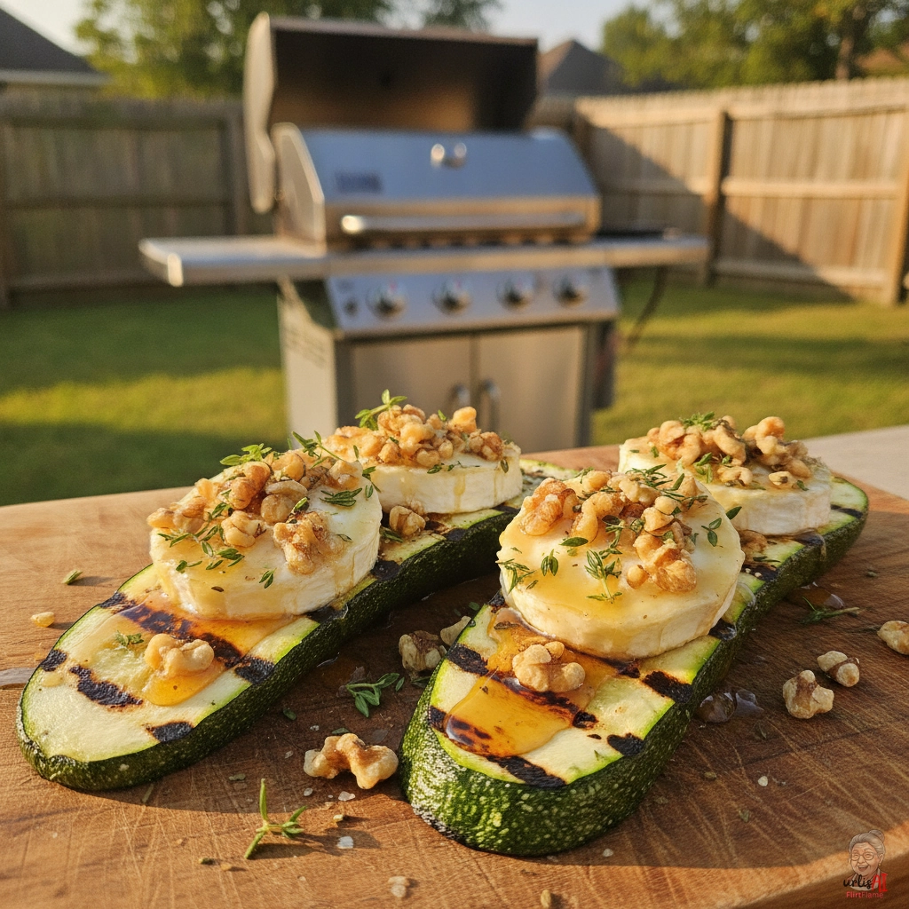 Zucchini Chevre — Gasgrill