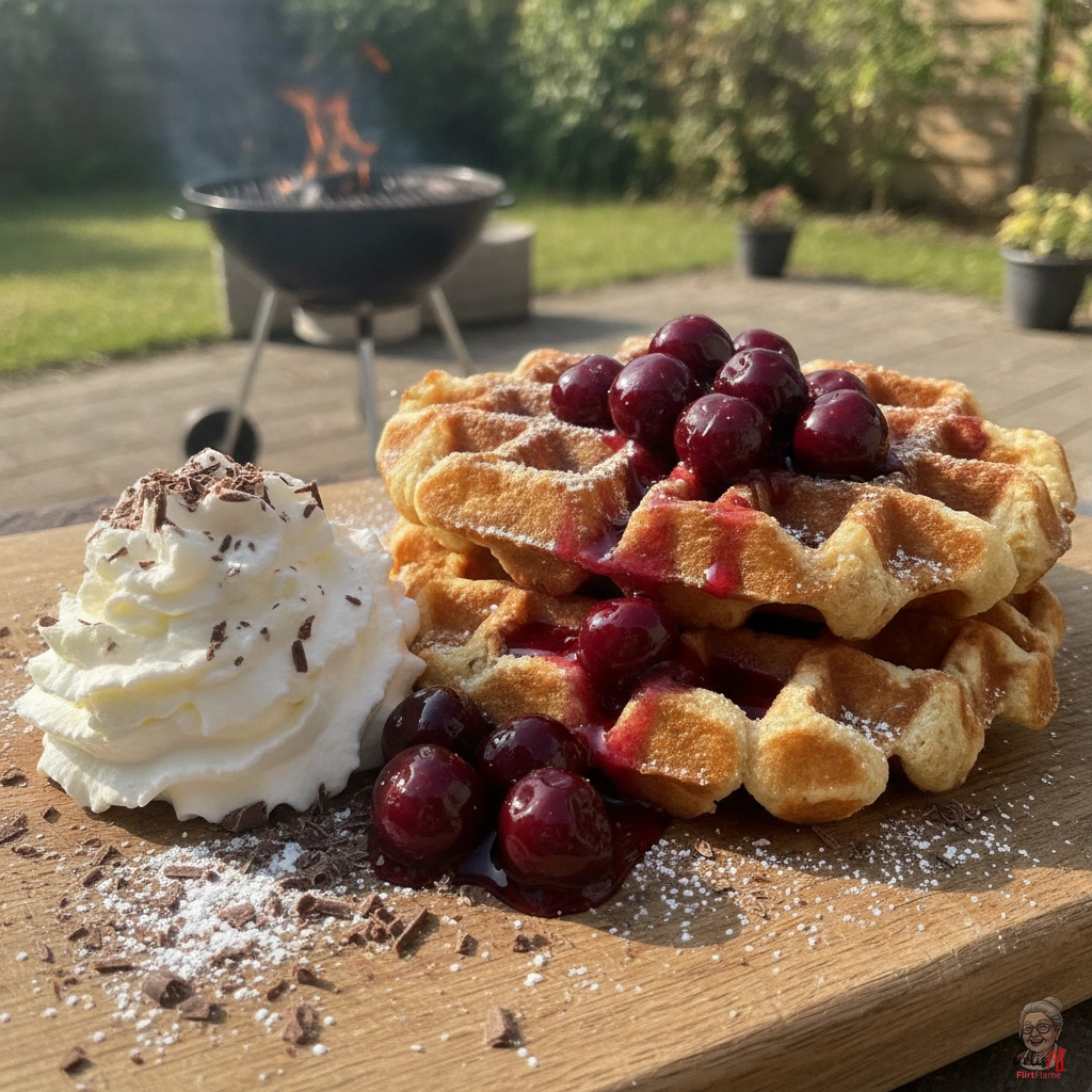 Zürcher Waffel — Kohlegrill
