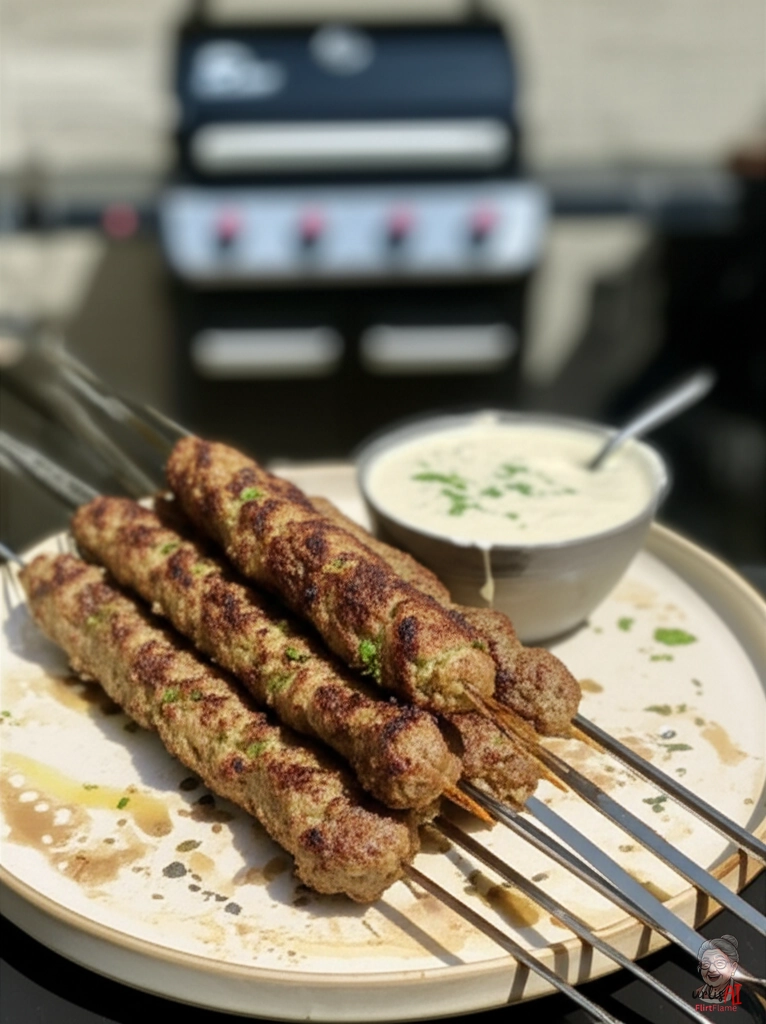 Ägyptische Kofta Spieße — Gasgrill