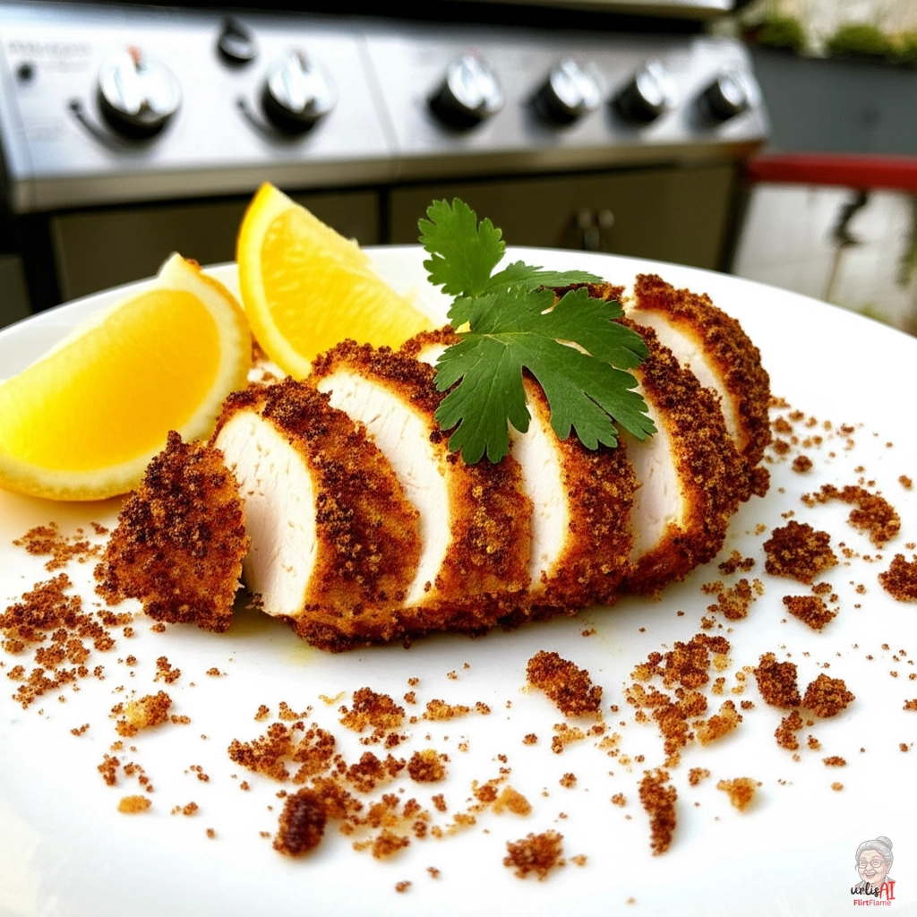 Ägyptisches Dukkah Hähnchen — Gasgrill