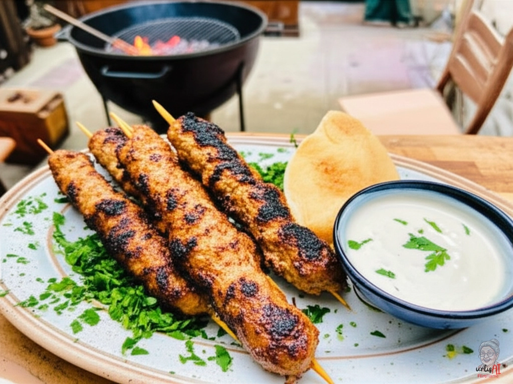 Ägyptisches Kofta Spieße — Kohlegrill