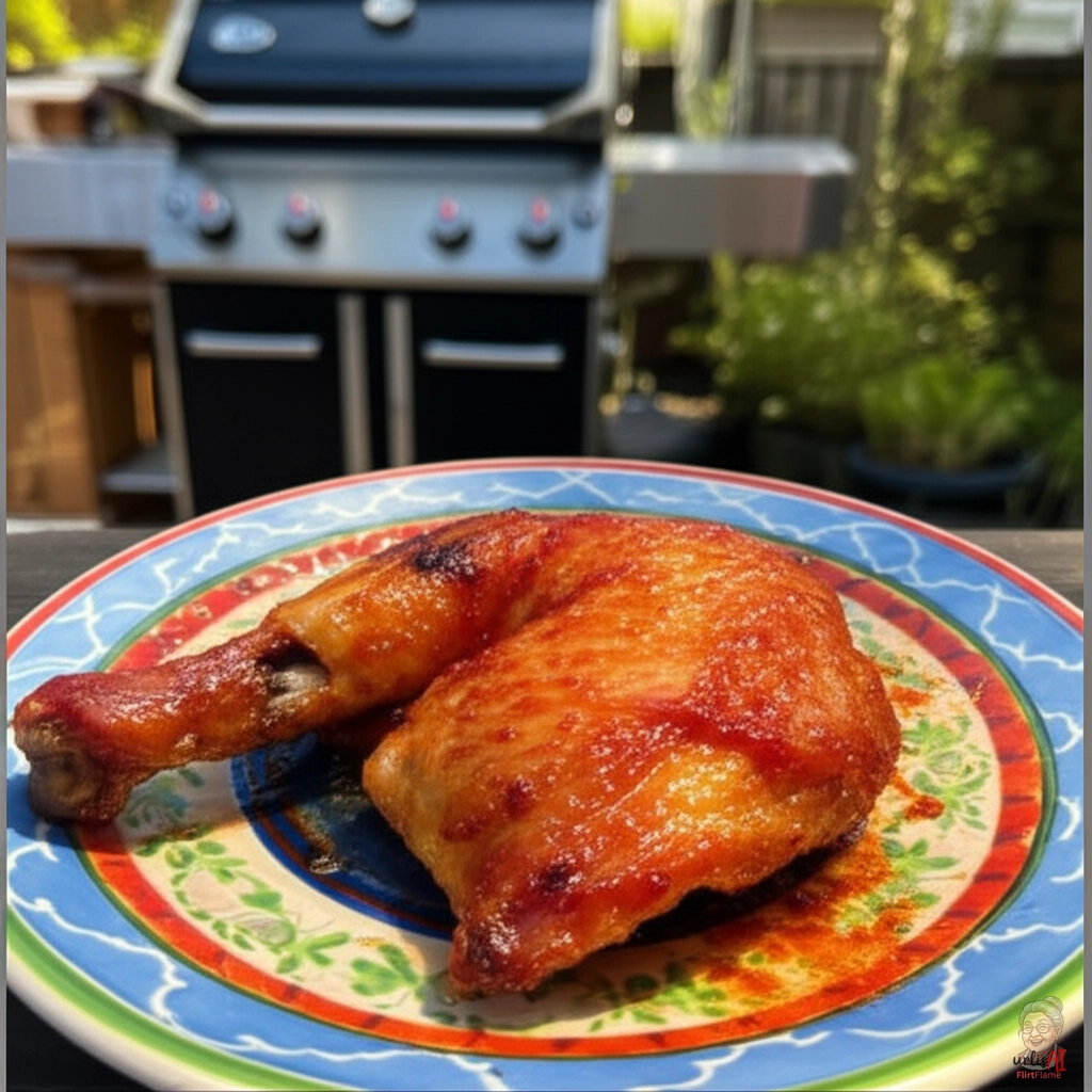 Angolisches Muamba Hähnchen — Gasgrill