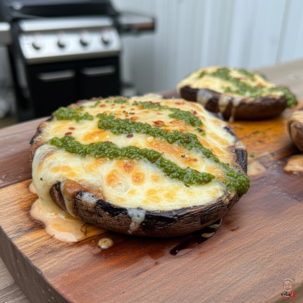 Provoleta Funghi — Gasgrill