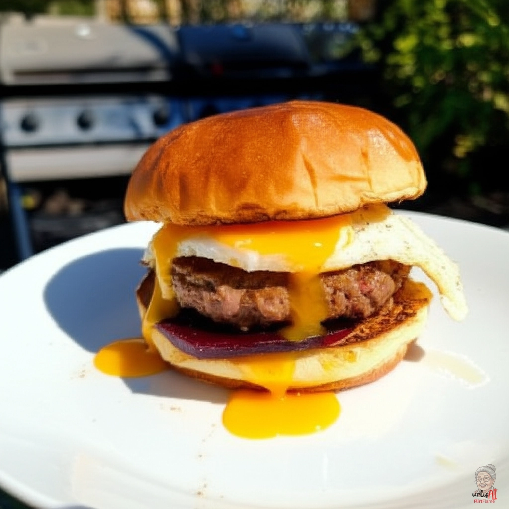 Australischer Lamm Burger — Kohlegrill