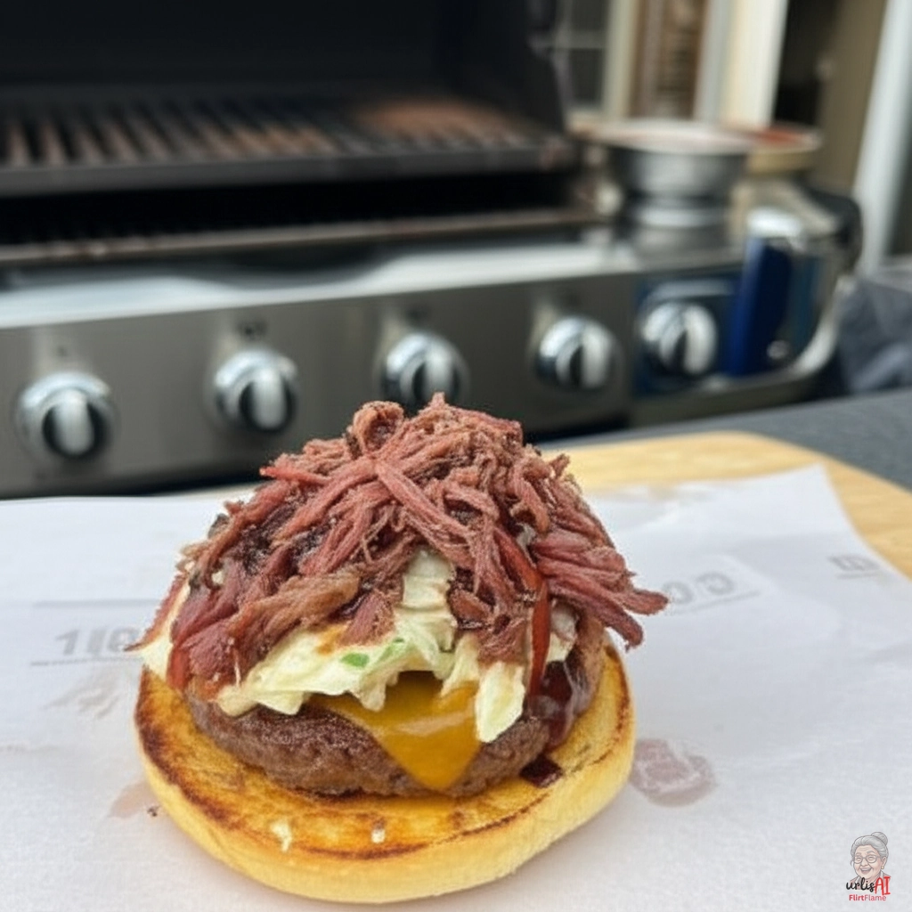 BBQ Brisket Smash — Gasgrill