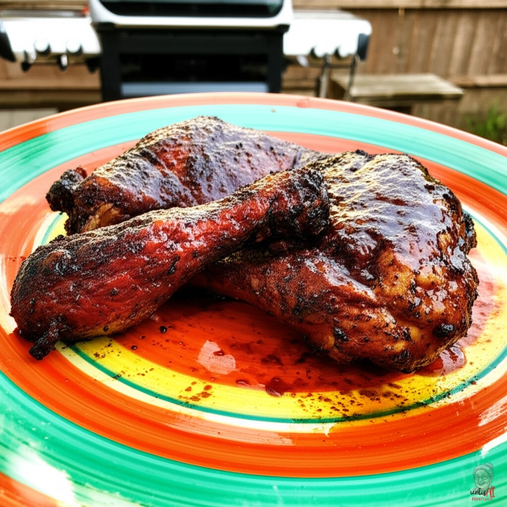 Belizianisches Chimole Hähnchen — Gasgrill