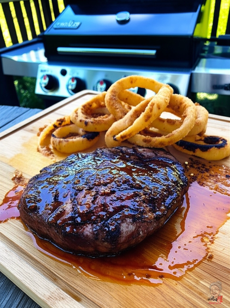 Bier Mariniertes Steak — Gasgrill