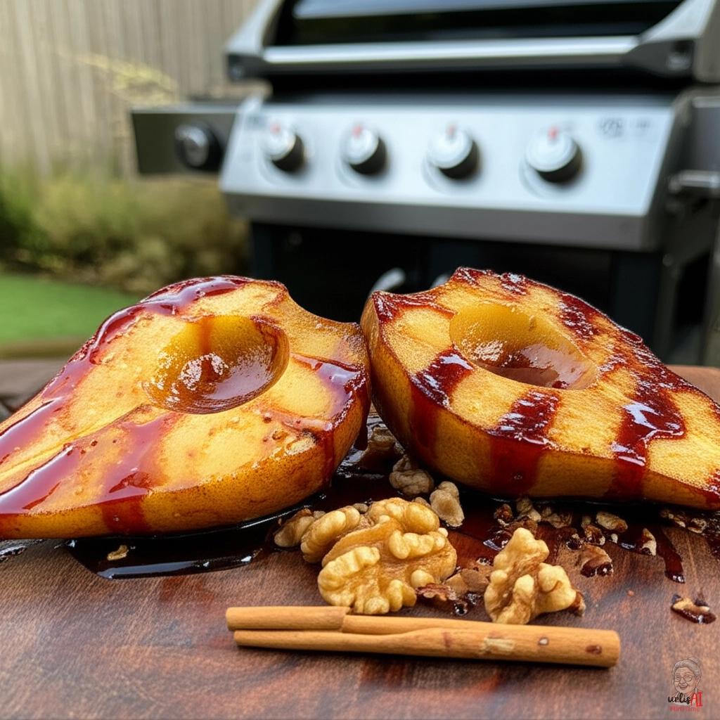 Birne Burgunder — Gasgrill