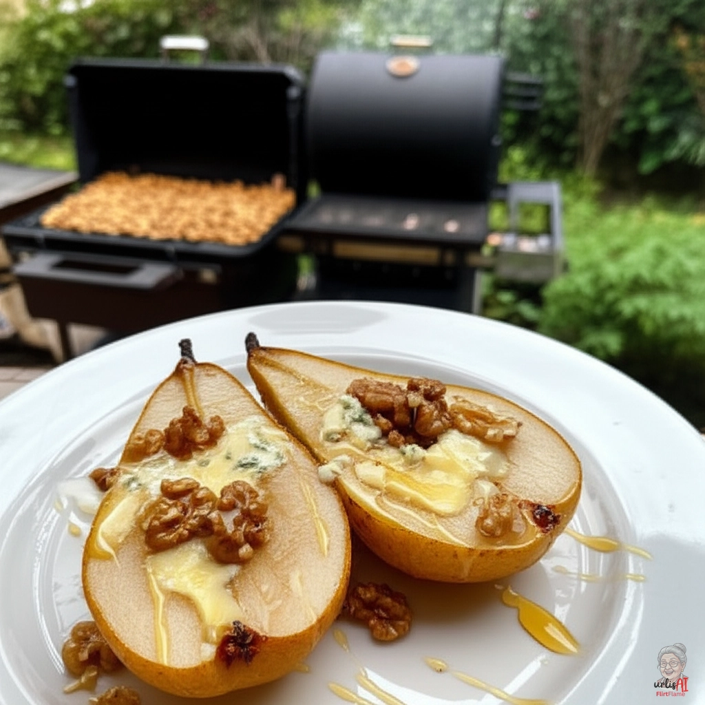 Pear Gorgonzola Bites — Smoker