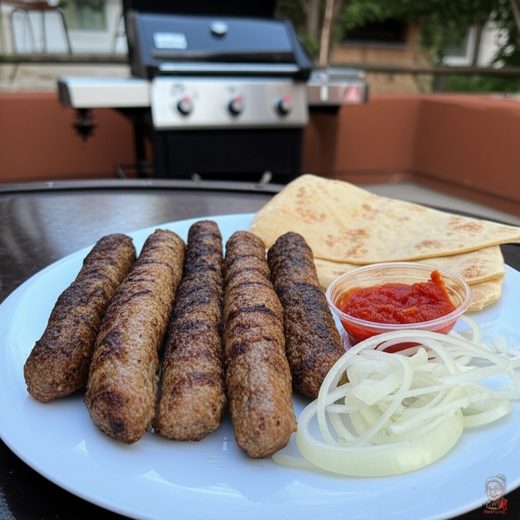 Bulgarische Kebapche Röllchen — Gasgrill