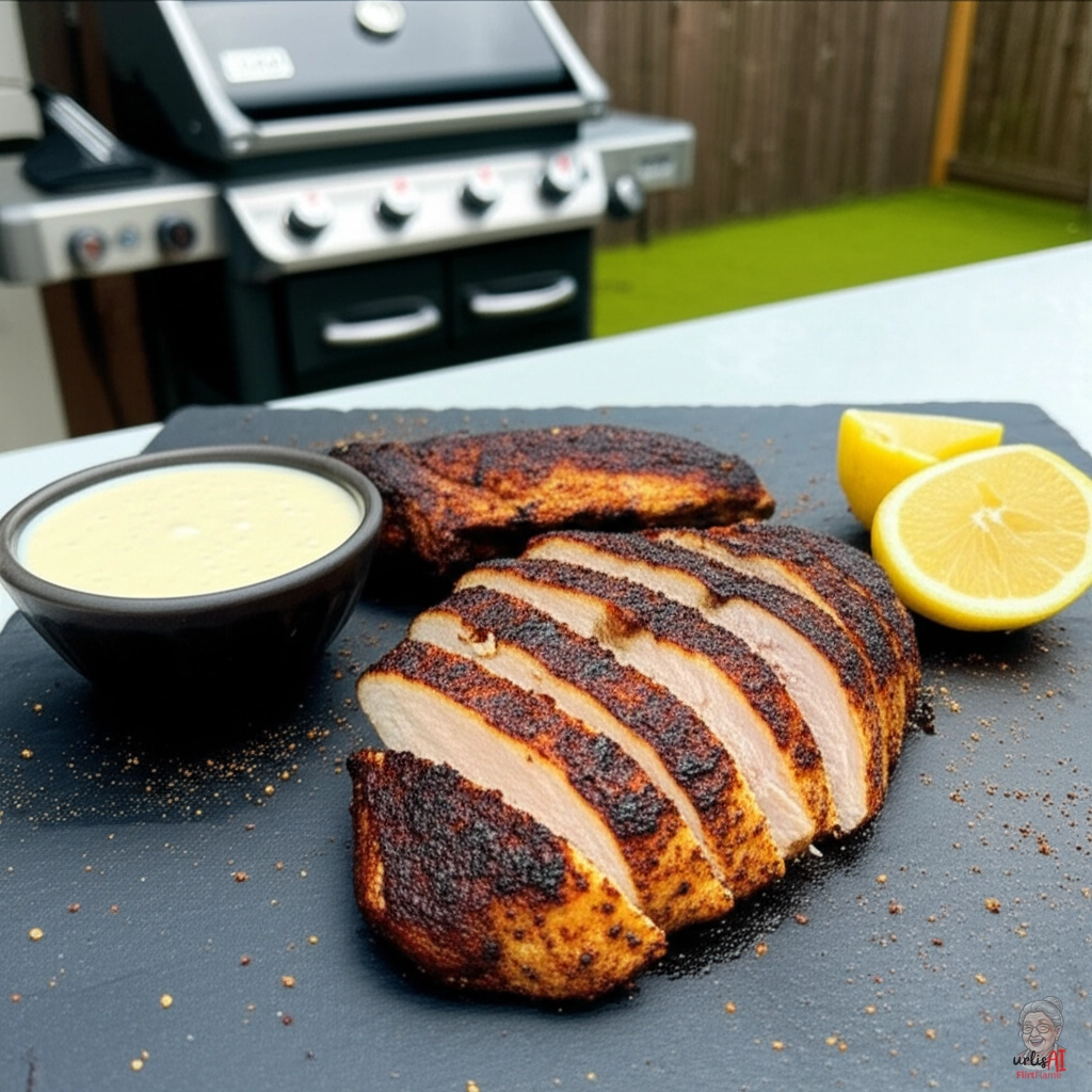 Cajun Blackened Hähnchenbrust — Gasgrill