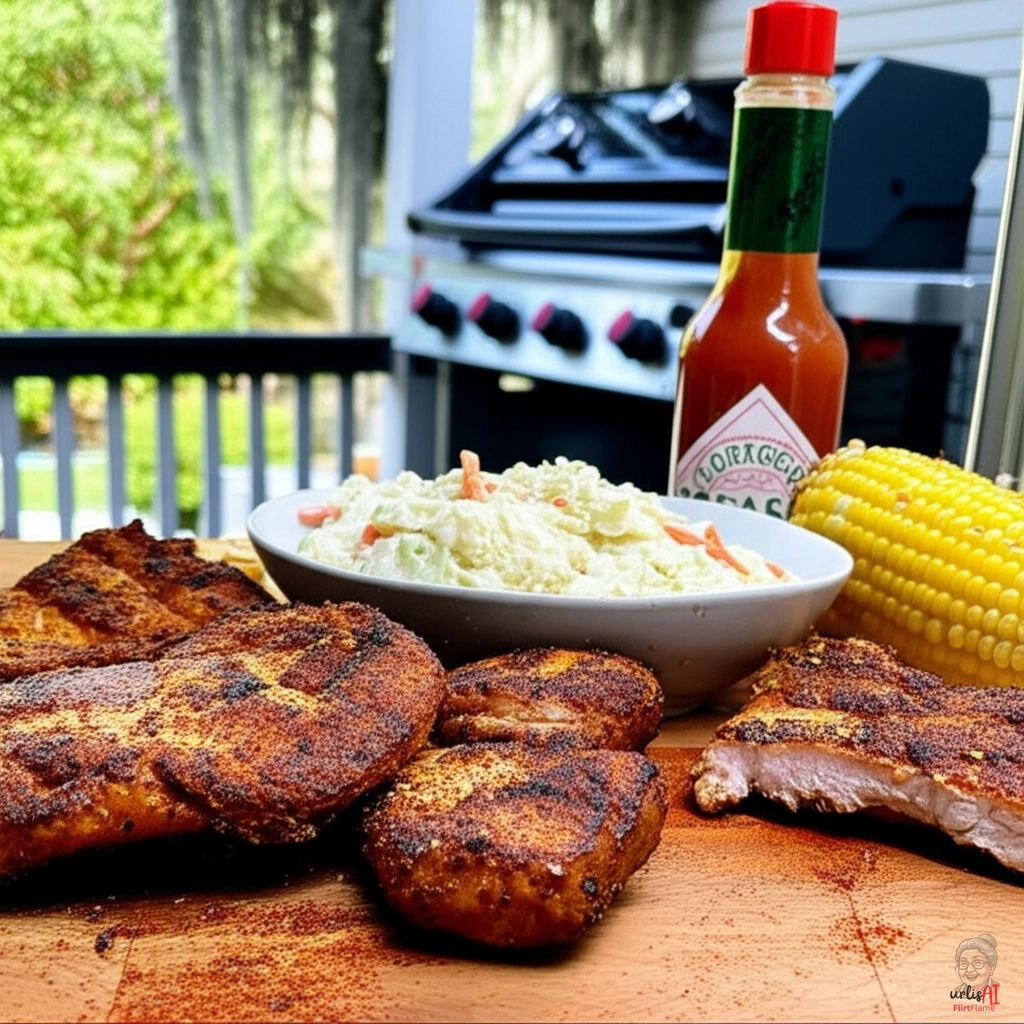 Cajun Putensteaks Louisiana — Gasgrill