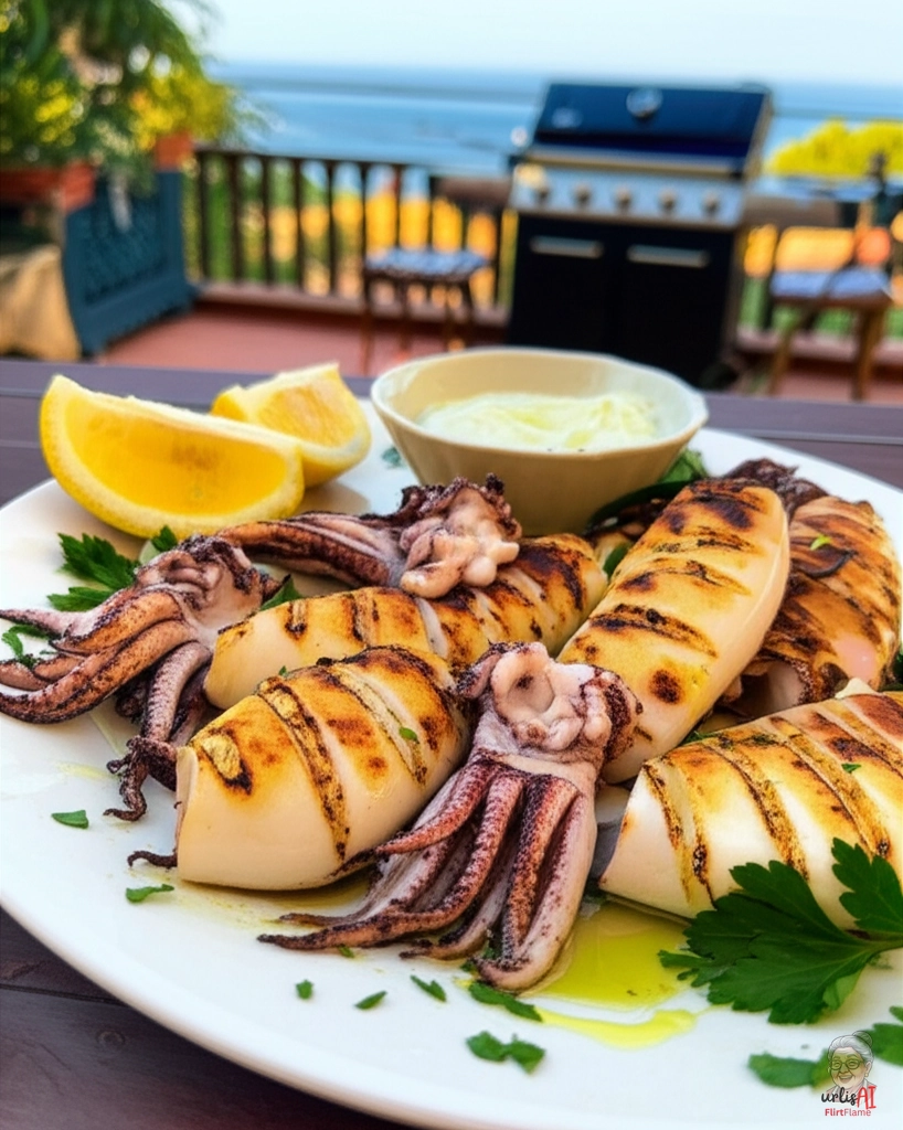 Mediterranean Calamari — Gasgrill
