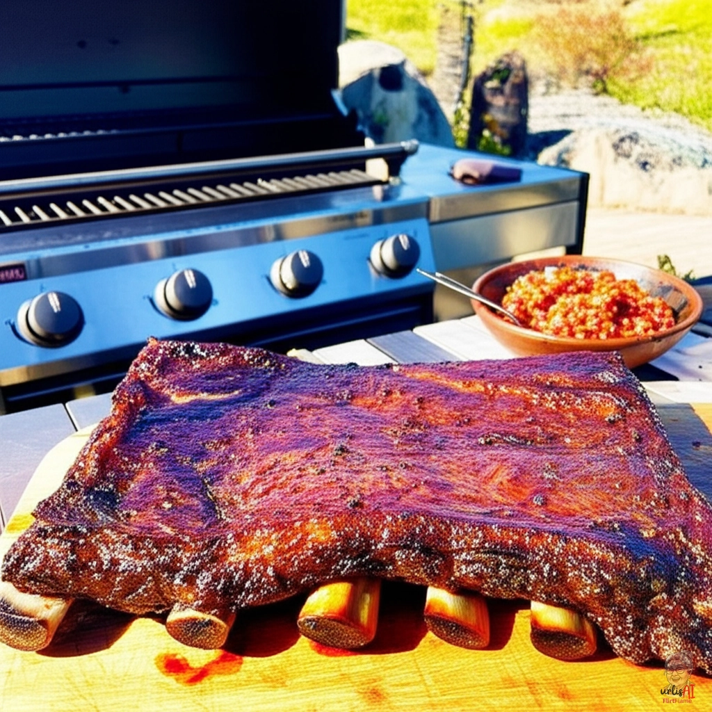 Chilenische Asado Rinderrippen — Gasgrill