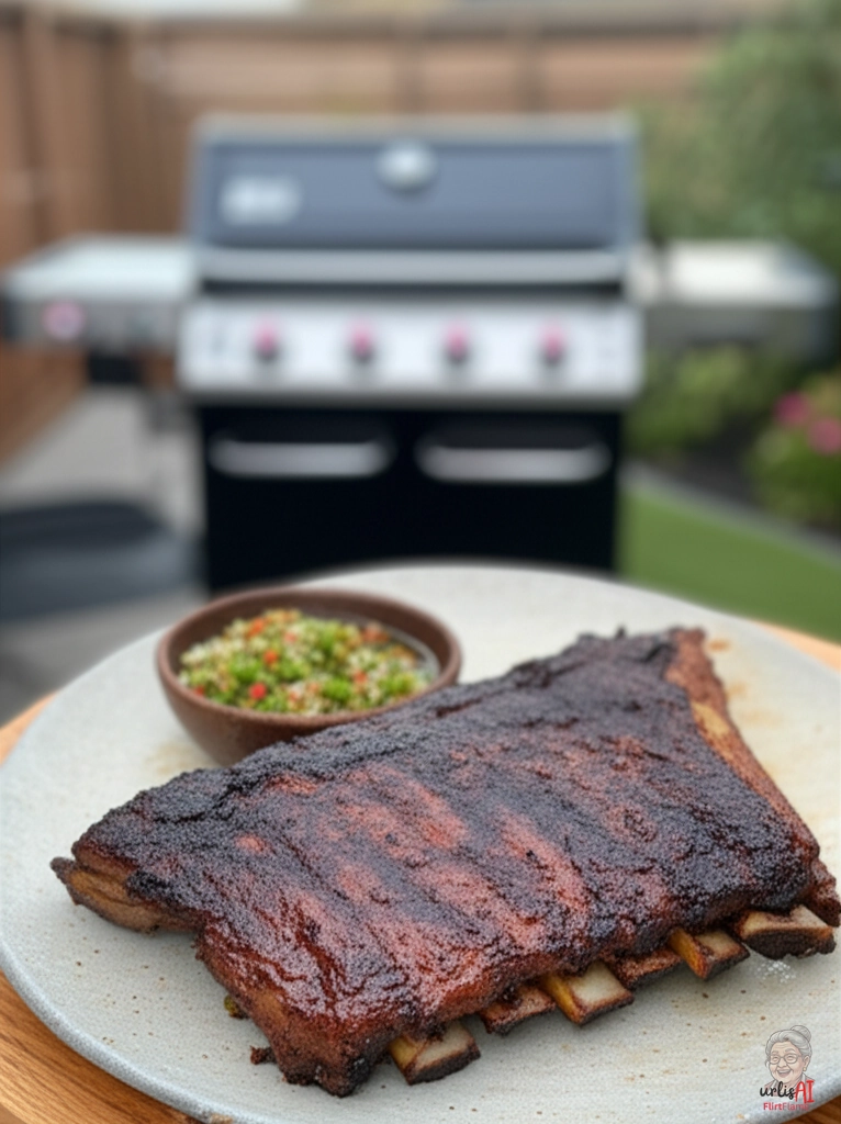 Chilenisches Asado Rippe — Gasgrill